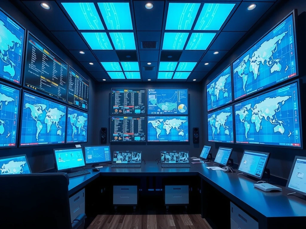 Centro de control de datos logísticos